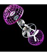 Hover Orb vliegende bal met RGB-licht - Ø9,5 cm, paars, perfect voor kinderen en jonge geesten