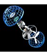 Hover Orb vliegende bal met RGB-licht - Ø9,5 cm, blauw, perfect voor kinderen en kinderlijke zielen