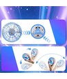 Hover Orb vliegende bal met RGB-licht - Ø9,5 cm, blauw, perfect voor kinderen en kinderlijke zielen