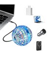 Hover Orb vliegende bal met RGB-licht - Ø8,5 cm, blauw, perfect voor kinderen en jonge geesten