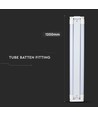 120 cm 2x18W T8 LED dubbelarmatuur - Samsung chip, incl. LED buis