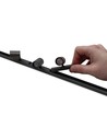 Magnetische Mini LED railspot - Antraciet, 1W, Geschikt voor PicoTrack 2 rails, RA92, 12V