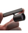 Magnetische Mini LED railspot - Antraciet, 1W, Geschikt voor PicoTrack 2 rails, RA92, 12V