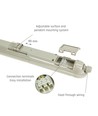 150cm 52W Limea Gigant compleet LED armatuur - 8900lm, IP65, IK10, 4000K, doorvoerbedraad