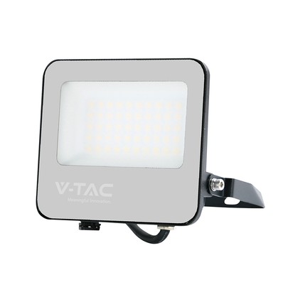 30W LED breedstraler - 185lm/W, IP65, Samsung LED chip, koud wit, zwarte behuizing, buiten