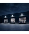 30W LED breedstraler - 185lm/W, IP65, Samsung LED chip, koud wit, zwarte behuizing, buiten