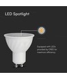 GU10 6,5W dimbare LED lamp - Samsung LED chip, 110 graden, 3000K, 5 jaar garantie