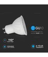 GU10 6,5W dimbare LED lamp - Samsung LED chip, 110 graden, 3000K, 5 jaar garantie