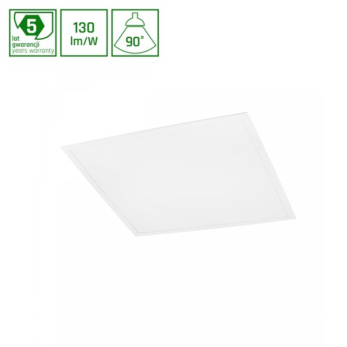 60x60 ALGINE BACKLIGHT LED paneel, 40W - 130lm/W, 5 jaar garantie, neutraal wit