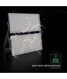 500W LED breedstraler - 135lm/W, 67.500lm, IP65, zwart, buiten