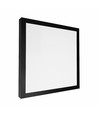 40W Plafondlamp, Instelbaar Watt en CCT - 3 lichtkleuren, 24/35/40W, 5 jaar garantie, Vierkant, Zwarte rand