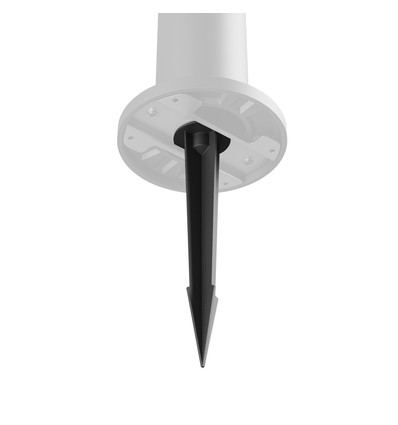 Zwarte LED prikspot - Aluminium, 59x46x259 mm