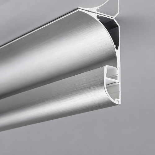 2m LED-profielset voor plafondrand / ornament - Alu-kleur, indirect licht, incl. diffuser