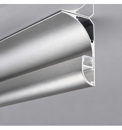2m LED-profielset voor plafondrand / ornament - Alu-kleur, indirect licht, incl. diffuser