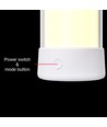 Oplaadbare RGBIC+CCT LED tafel-/nachtlamp - 32cm, Bluetooth, Wit, touch dimbaar, IP20 binnenshuis