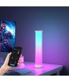 Oplaadbare RGBIC+CCT LED tafel-/nachtlamp - 32cm, Bluetooth, Wit, touch dimbaar, IP20 binnenshuis