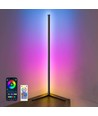 120cm RGBIC hoeklamp - Zwart, Wifi app-bediening en afstandsbediening