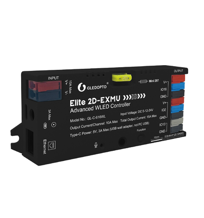 Gledopto GL-C-616WL WLED-controller - 5V (75W) 12V (180W) 24V (360W)