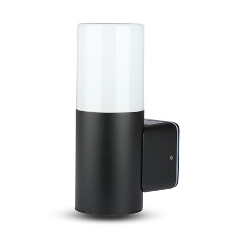 Vt-7616 tuinmuurlamp GU10 - aluminium behuizing, zwart IP54