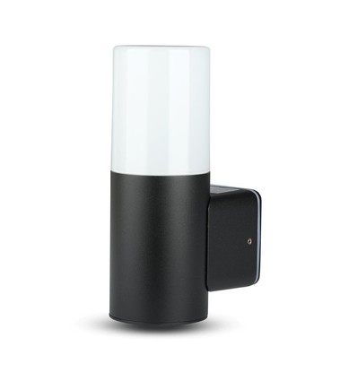 Vt-7616 tuinmuurlamp GU10 - aluminium behuizing, zwart IP54