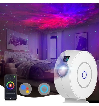 Galaxy projector - 5V USB, Tuya Smart/Smart Life, incl. afstandsbediening