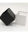 LEDlife CUBIC PRO 6W wandlamp - doorlusbaar, verstelbaar, vierkant, up/down, binnen / buiten, wit, IP65, incl. lichtbron