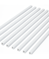 10 stuks 16x16 Kabelgoot met tape - Wit, 16x16mm, Lengte 2m