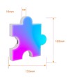 9 st. Puzzel RGBIC wandlamp - complete set met 9 stukjes