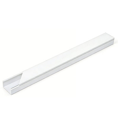 40x25 Kabelgoot met tape - Wit, 40x25mm, Lengte 2m