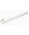 10 stuks 40x40 Kabelgoot met tape - Wit, 40x40mm, Lengte 2m