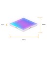 6 st. RGBIC Diamant Wandlamp - complete set met 6 panelen