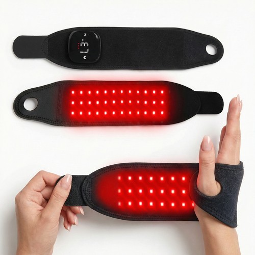 Lichttherapie bandage voor pols en handen - Infrarood, met batterij, polssteun