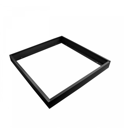 600x600 Algine frame - voor gemonteerd opbouwarmatuur, vast, zwart