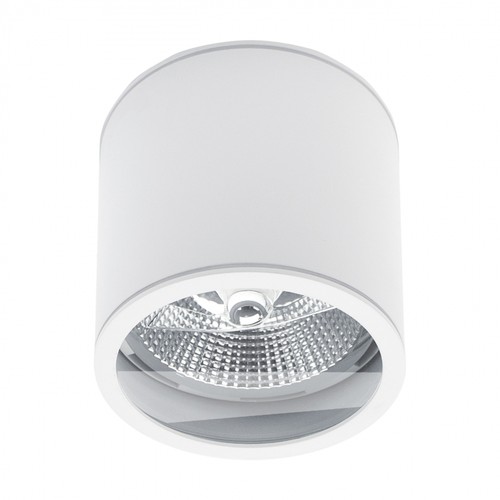 Plafondlamp AR111, GU10 - IP44, wit, aluminium, opbouw, zonder lichtbron