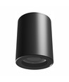 GU10 opbouwspot - Zwart, IP44, rond, plafondlamp, zonder lichtbron
