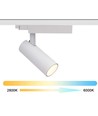 13W Zigbee CCT 1-fase spanningsrailspot - 38 graden, 1F2W