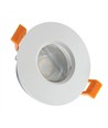 GU10 inbouwspot, IP65 - Wit, rond, zonder lichtbron