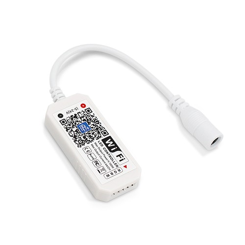 Smart Home RGB+WW controller - Werkt met Google Home, Alexa en smartphones, 12V (100W), 24V (192W)