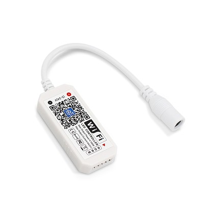 Smart Home RGB+WW controller - Werkt met Google Home, Alexa en smartphones, 12V (100W), 24V (192W)