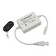 230V draadloze dimmer met afstandsbediening - Incl. eindkap, voor 230V (Slim COB), geheugenfunctie, max. 50 m