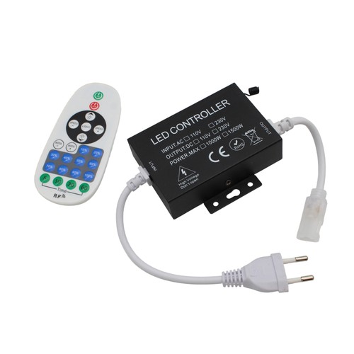 230V draadloze dimmer - Incl. eindkap, voor 230V (Slim COB), geheugenfunctie, max. 80 m