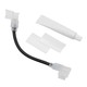 15 cm waterdicht koppelstuk voor 230V LED strip (Slim COB) - Perfect voor hoeken