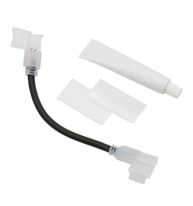 15 cm waterdicht koppelstuk voor 230V LED strip (Slim COB) - Perfect voor hoeken