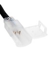 15 cm waterdicht koppelstuk voor 230V LED strip (Slim COB) - Perfect voor hoeken