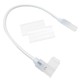 30 cm koppelstuk voor 230V LED strip (Slim COB) - Perfect voor hoeken, 230V