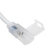 10 cm koppelstuk voor 230V LED strip (Slim COB) - Perfect voor hoeken, 230V