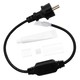 50cm Waterdichte stekker voor 230V LED strip (Slim COB) - Incl. eindkap, 230V