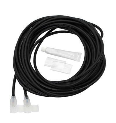 12 m waterdicht koppelstuk voor 230V LED strip (Slim COB) - Perfect voor poorten en hekken, 230V