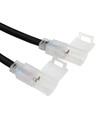 12 m waterdicht koppelstuk voor 230V LED strip (Slim COB) - Perfect voor poorten en hekken, 230V