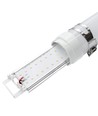 120cm 40W Dura66 LED-armatuur, doorvoerbedraad - IP66, 137lm/W, IK10